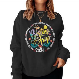 Memories Girls Trip Friends Vacation Besties Trip 2024 Women Sweatshirt - Seseable