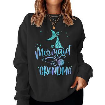 Mermaid Grandma Family Matching Party Squad Women Sweatshirt - Monsterry CA