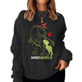 Mimisaurus Mimi Tyrannosaurus Dinosaur Baby Mother's Day Women Sweatshirt - Monsterry CA