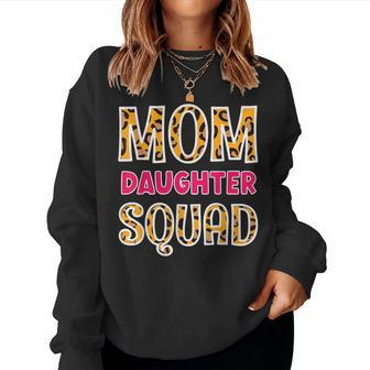 Mom Daughter Squad Leopard For Grandma Women Sweatshirt - Monsterry CA