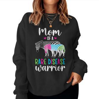 Mom Of A Rare Disease Warrior Mom Rare Disease Awareness Women Sweatshirt | Mazezy CA