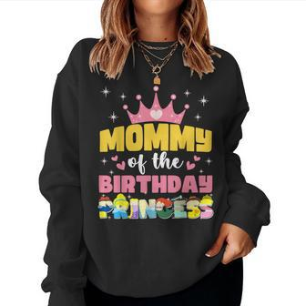 Mommy Mom And Dad Of The Birthday Princess Girl Family Women Sweatshirt | Mazezy CA