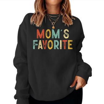 Moms Favorite Mom's Favorite Mother's Day Women Sweatshirt - Seseable