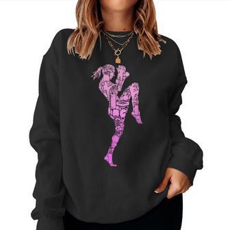 Muay Thai Girls Women Sweatshirt - Thegiftio UK
