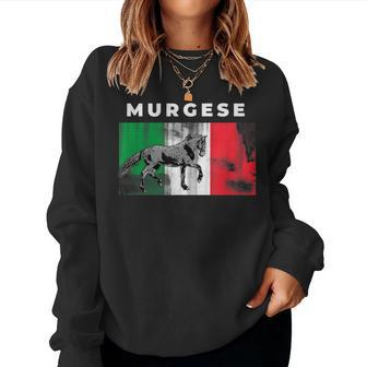 Murgese Italian Horse Women Sweatshirt - Monsterry CA