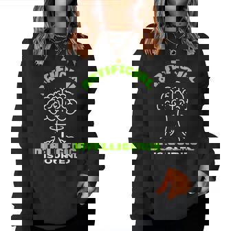 Mushroom Cloud Artificial Intelligence Women Sweatshirt - Thegiftio