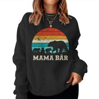 Mutter Sohn Tochter Drei Kinder Muttertag Beste Mama Bär Sweatshirt Frauen - Geschenkecke