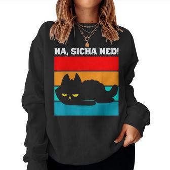 Na Sicha Ned Cat Cat Animal Cat Owner Women's Sweatshirt Frauen - Geschenkecke