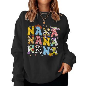 Nana Boy Grandma Mom Toy Story For Women Women Sweatshirt - Monsterry