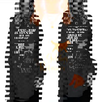 Ne Sous-Estimez Jamais Une Avec Un Golden Retriever Women Sweatshirt - Cadeauxyz