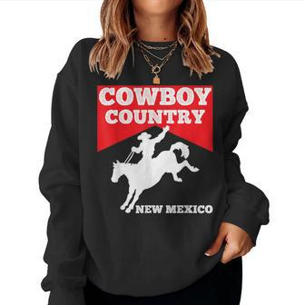 New Mexico Cowboy Country Horse Riding Rodeo Apparel Women Sweatshirt - Monsterry CA