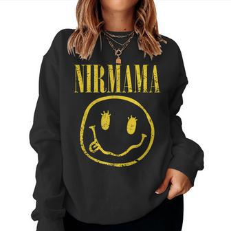 Nirmama Grunge Rock Cool Mom 90'S Rocker Mom Nirmama Women Sweatshirt - Monsterry CA