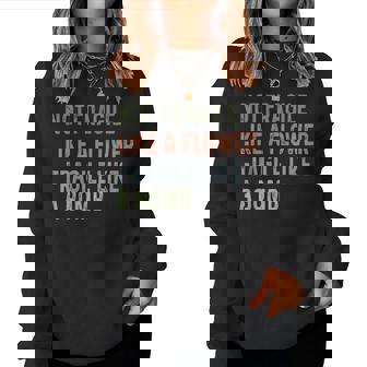 Not Fragile Like A Flower Fragile Like A Bomb Women Sweatshirt - Thegiftio UK