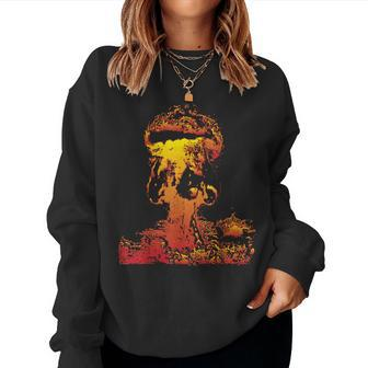 Nuclear Bomb Blast Mushroom Cloud Women Sweatshirt - Monsterry AU