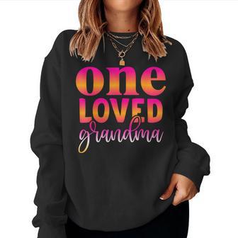 One Loved Grandma Mother Day Vintage Women Sweatshirt - Monsterry CA