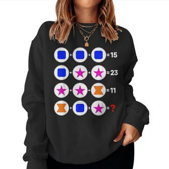 Order Of Operations Math Quiz Game Teacher Thanksgiving Women Sweatshirt - Monsterry CA