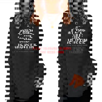 My People Skills Are Just Fine Sarcastic Saying Women Sweatshirt - Thegiftio