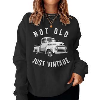 Pickup Truck For Vintage Old Classic Trucks Lover Women Sweatshirt - Monsterry AU