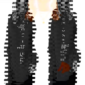 Present Active Conjugation Latin Teacher Latin Language Women Sweatshirt - Thegiftio