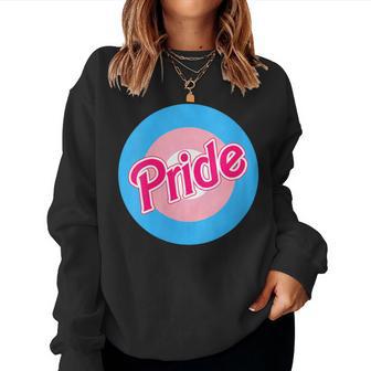 Pride Trans Flag Mod Target Bullseye Women Sweatshirt - Monsterry UK