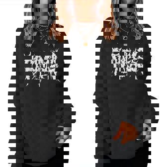 Princess Death Metal Extreme Black Metal Band Girls Women Sweatshirt - Thegiftio