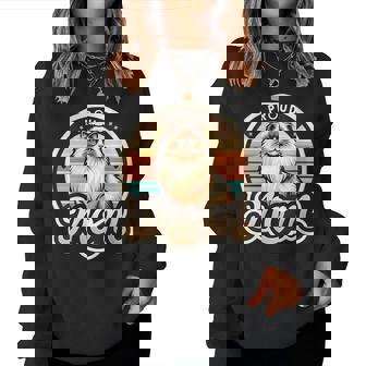 Proud Cat Mom Style Rétro Conçu Pour Les Amateurs De Félins Women Sweatshirt - Cadeauxyz