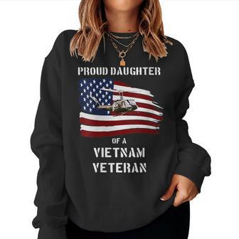 Proud Daughter Of A Vietnam Veteran T Women Sweatshirt - Monsterry AU