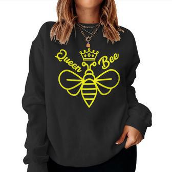 Queen Bee Crown Beekeeping Women Sweatshirt - Monsterry AU