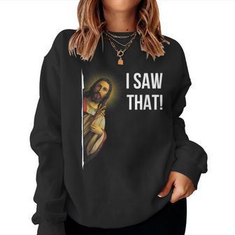 Quote Jesus Meme I Saw That Christian Women Sweatshirt - Thegiftio UK