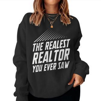 Realtor For Real Estate Broker Selling House Women Sweatshirt - Monsterry DE