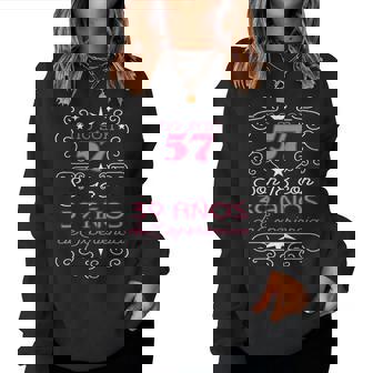 Reina Cumpleaños 57 Años Con Experiencia Sudadera Mujer - Regaloses