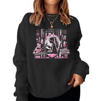 Retro Lab Week 2024 Phlebotomy Pink Girl Lab Week 2024 Women Sweatshirt - Monsterry UK