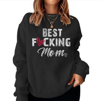 Retro Mother's Day Best Fucking Mom Women Sweatshirt | Mazezy