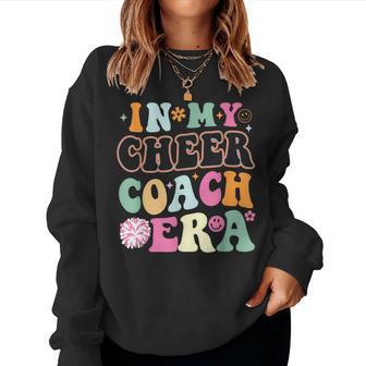 Retro Vintage In My Cheer Coach Era Women Women Sweatshirt - Monsterry AU