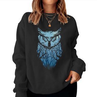Rising Owl Women Sweatshirt - Thegiftio UK