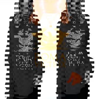 Romaictrix Aquila Romana Imperio Romano Cita Sudadera Mujer - Regaloses