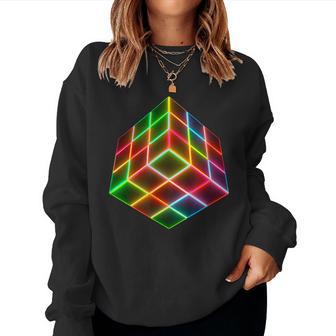 Rubik Colorful Cube Niños Hombres Es Sudadera Mujer - Regaloses