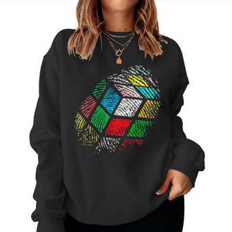 Rubik Fingerprint Cube Niños Hombres Es Sudadera Mujer - Regaloses