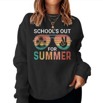 Schools Out For Summer Last Day School Teacher Student Boy Women Sweatshirt - Seseable