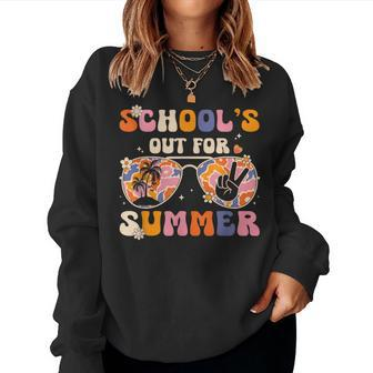 School's Out For Summer Teacher Last Day Of School Women Sweatshirt - Seseable