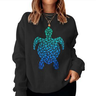 Sea Turtle Lover Ocean Animal Boys Tropical Sea Turtles Women Sweatshirt - Seseable