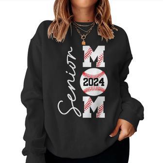 Senior Mom 2024 Baseball Mommy Class Of 2024 Graduation Women Sweatshirt - Monsterry