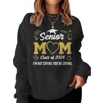 Senior Mom 2024 Class Graduation Proud Family Outfit Women Sweatshirt - Monsterry AU