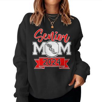 Senior Mom 2024 Track And Field Class Of 2024 Mom Graduation Women Sweatshirt | Mazezy CA