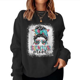 Senior Mom 24 Class Of 2024 Graduation For Mother Women Sweatshirt - Monsterry AU