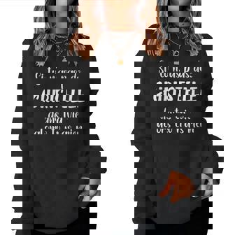 Si Tu N'as Pas De Christelle Dans Ta Vie Alors Tu N'as Rien Avec Col En V Women Sweatshirt - Cadeauxyz