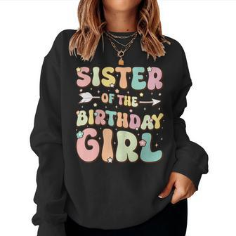 Sister Of The Birthday Girl Family Matching Birthday Women Sweatshirt - Thegiftio UK