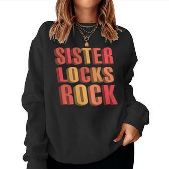 Sisterlocks Rock Locs Women Sweatshirt - Monsterry CA