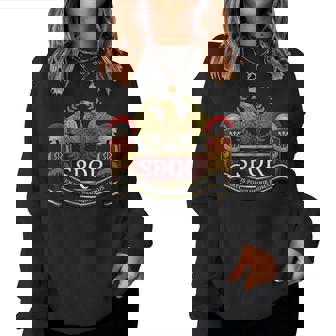 Spqr Legionario De Roma Imperio Romano Ejército Romano Sudadera Mujer - Regaloses