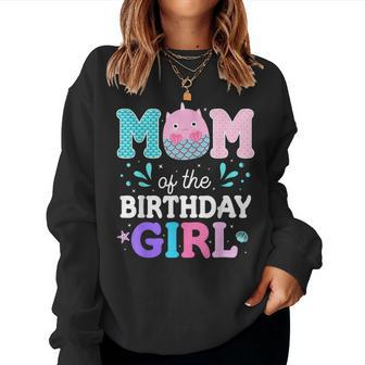 Squish Mom Mallow Matching Squish Birthday Girl Mother's Day Women Sweatshirt - Monsterry CA